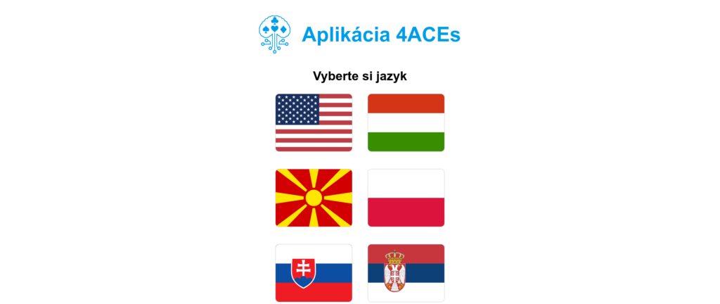 4ACEs WebApp languages